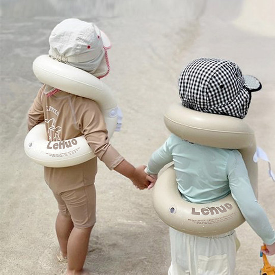 Thickened swimming ring for children over 3 years old, anti-rollover arm ring for boys, girls and children, life-saving armpit ring