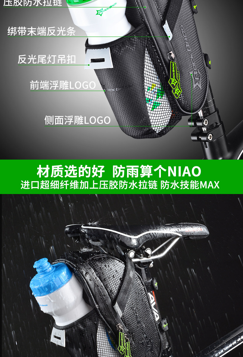 Sacoche pour vélo mixte ROCKBROS - Ref 2219037 Image 9