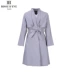 Bi Shufu Fu mùa thu mới của phụ nữ đứng cổ áo dài tay retro dài áo thủy thủ mỏng - Trench Coat Trench Coat