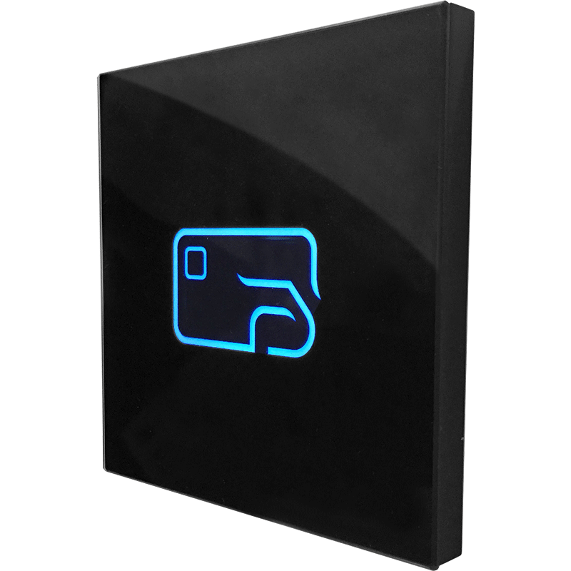 Ultra thin tempered glass full anti-copy type access reading head CPU card encryption type card reader IC sector brushed card machine