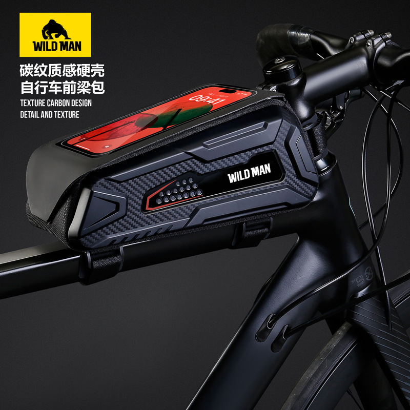 Wild Man M90 Outdoor Hard-Shell Mountain Bike Bag, Front Frame Bag, Top Tube Bag, Saddle Bag, Cycling Equipment Wild Man M90 Outdoor Hard-Shell Mountain Bike Bag, Front Frame Bag, Top Tube Bag, Saddle Bag, Cycling Equipment