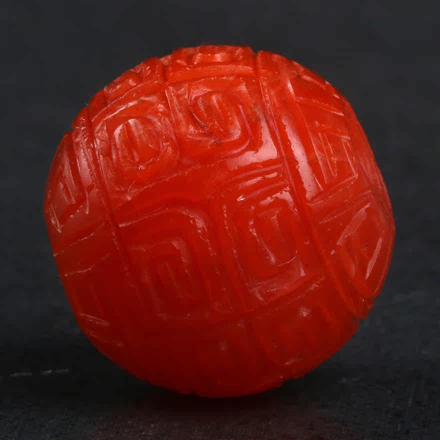 Natural Baoshan South Red Prose Beads Single Beads Back Grain Pearl Manau Hand Strings Matching Beads single Star Moon Bodhi Accessories Fidelity