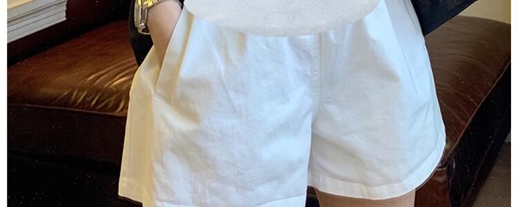 孕妇裤子夏季薄款小个子牛仔阔腿短裤宽松外穿大码休闲打底裤夏装 — 31