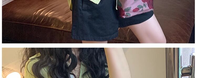 孕妇裤子夏季薄款小个子牛仔阔腿短裤宽松外穿大码休闲打底裤夏装 — 56