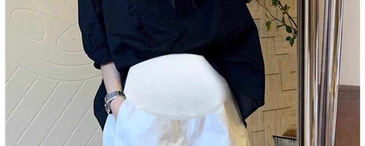 孕妇裤子夏季薄款小个子牛仔阔腿短裤宽松外穿大码休闲打底裤夏装 — 26