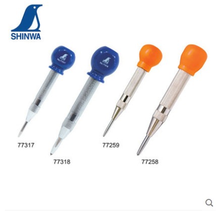 Japan Penguin Shinwa Affinity 77259 punch hole instrumental positioning flush M type woodworking measurement