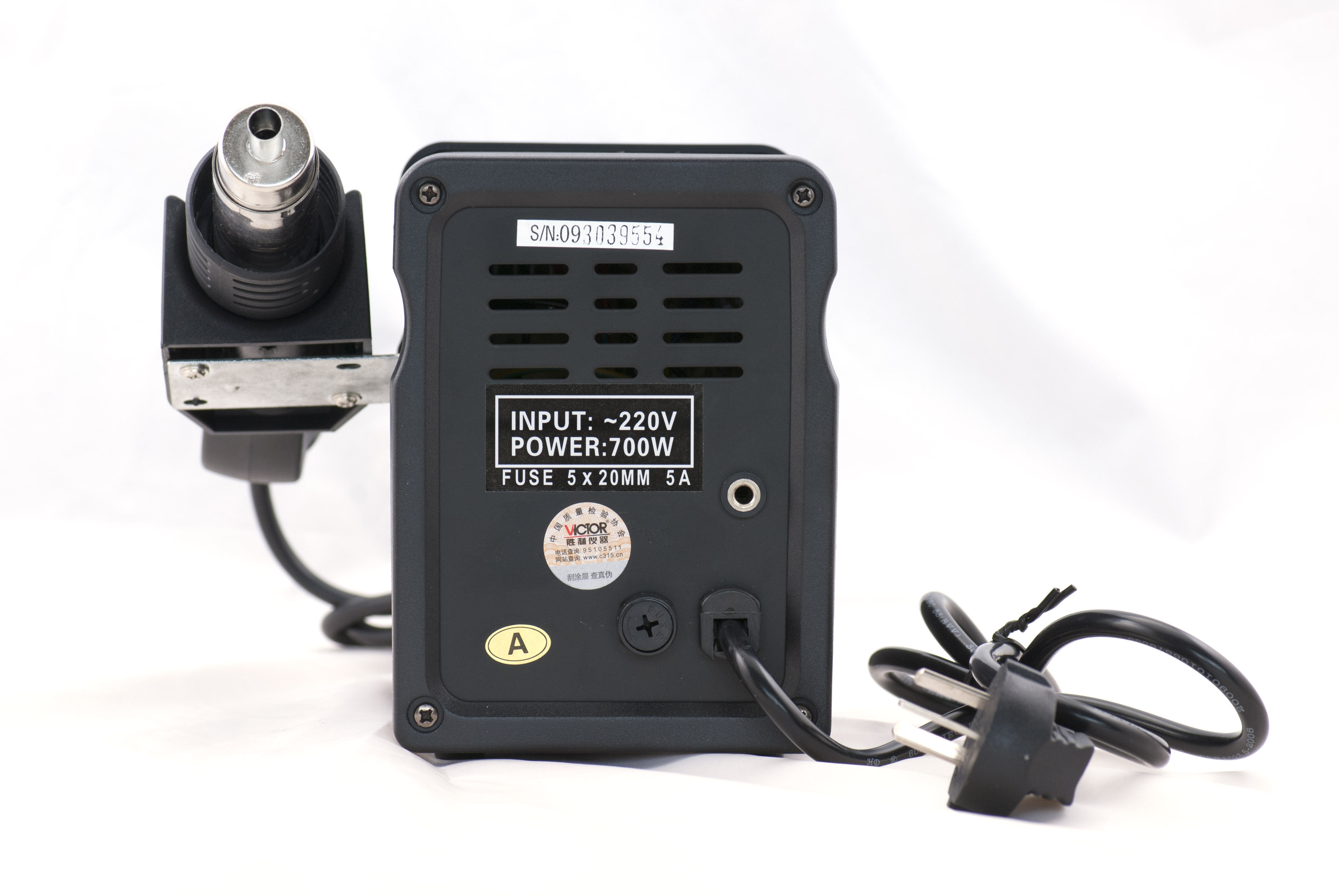 Triumph welding bench Two-in-one number of thermoregulation thermostatic electric soldering table hot wind gun welding bench VC868A-Taobao