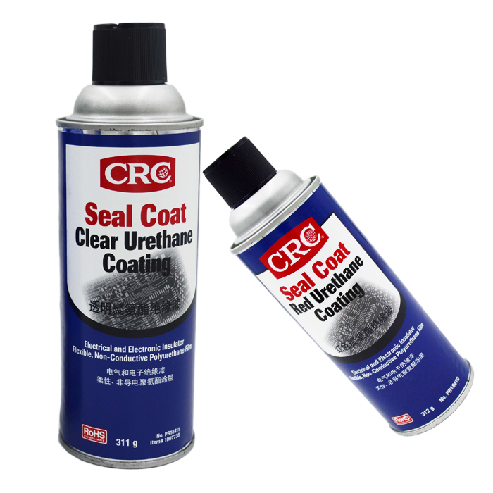 Original American CRC18410 18411 polyurethane insulation spray paint circuit board protective paint red transparent