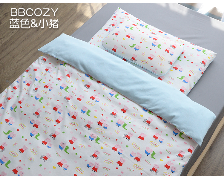 Mẫu giáo chăn ba mảnh nap dệt kim lõi bông sáu mảnh quilt cover lõi pad bởi trẻ em giường mùa đông