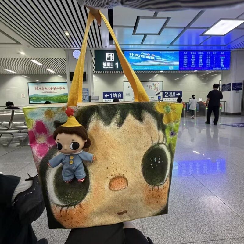 Japanese Lorz Cute Star-Eyed Large-Capacity Tote Bag with High Aesthetic Appeal, Girly Commuter Shoulder Bag Japanese Lorz Cute Star-Eyed Large-Capacity Tote Bag with High Aesthetic Appeal, Girly Commuter Shoulder Bag