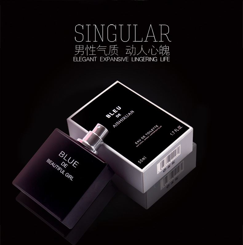 Mua một tặng một nước hoa dành cho người lớn màu xanh Ai Shi Xuan dành riêng cho nam coco noir 100ml