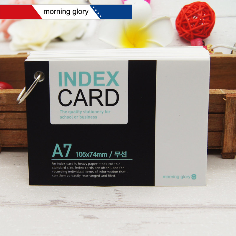 Korea Import Morning Gory A7 Colour Index Card This blank page English single word This 74507