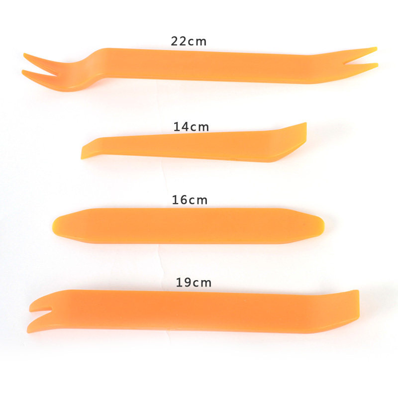 Automotive audio dismantling tool warp rod navigation instrument door board special card button plastic pryboard 4 piece set