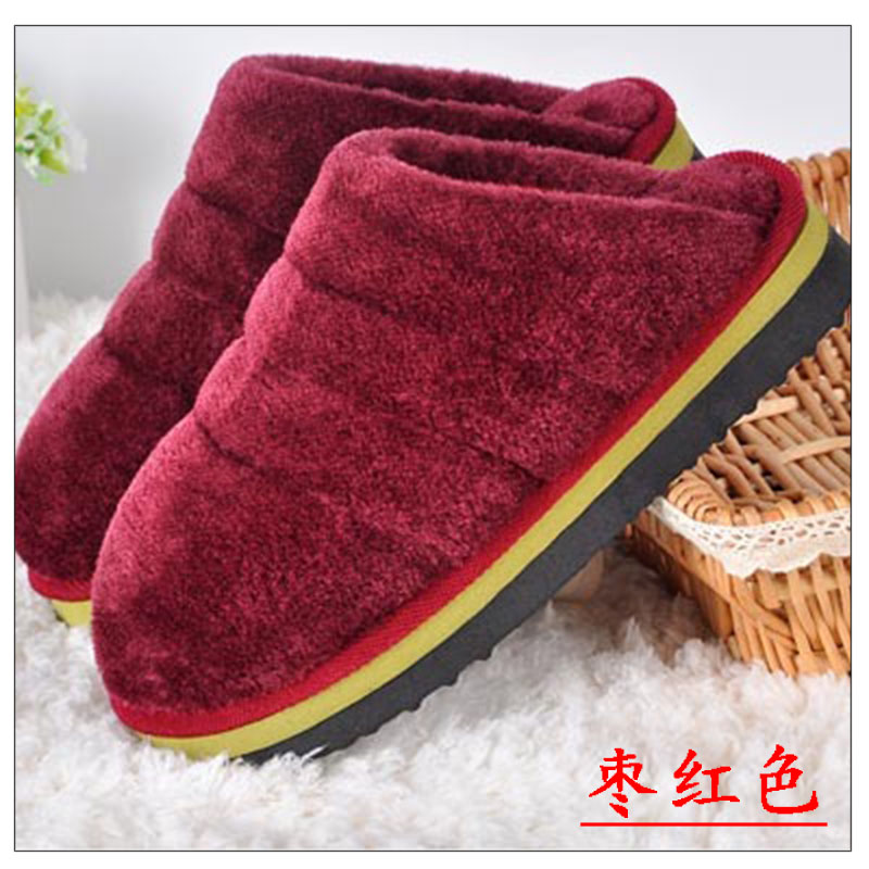 Dép mùa thu và mùa đông nữ trong nhà ấm áp dày dưới đáy dép len nhà dày cộng với dép bông handmade sang trọng bitis sandal nữ