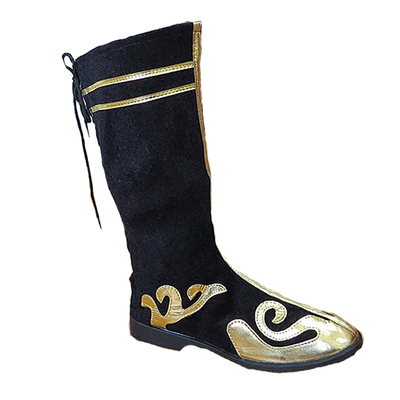 Tibetan Performance Dance Boots Mongolian Boots Men and Women Dance Shoes, Horse Boots, Walking Shoes and Drum Shoes