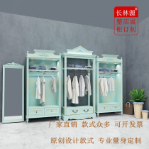Shelf shelf multi-layer shoe rack display cabinet wardrobe hanger landing combination Nakajima rack clothing store display rack