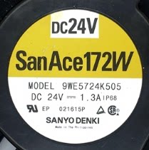 9WE5724K505 24V 1 3A original dress Japanese frequency converter 17CM aluminum frame waterproof fan