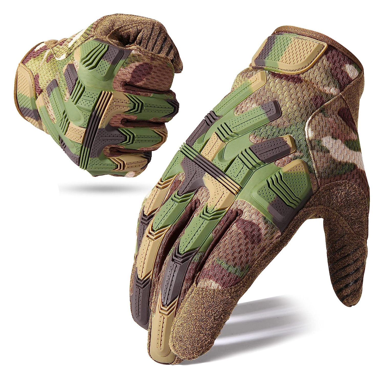 Custom Version Super Technician Touch Screen All Finger Outdoor Climbing Fitness Sports Riding Motorcycle Non-slip Tactical Gloves-Taobao