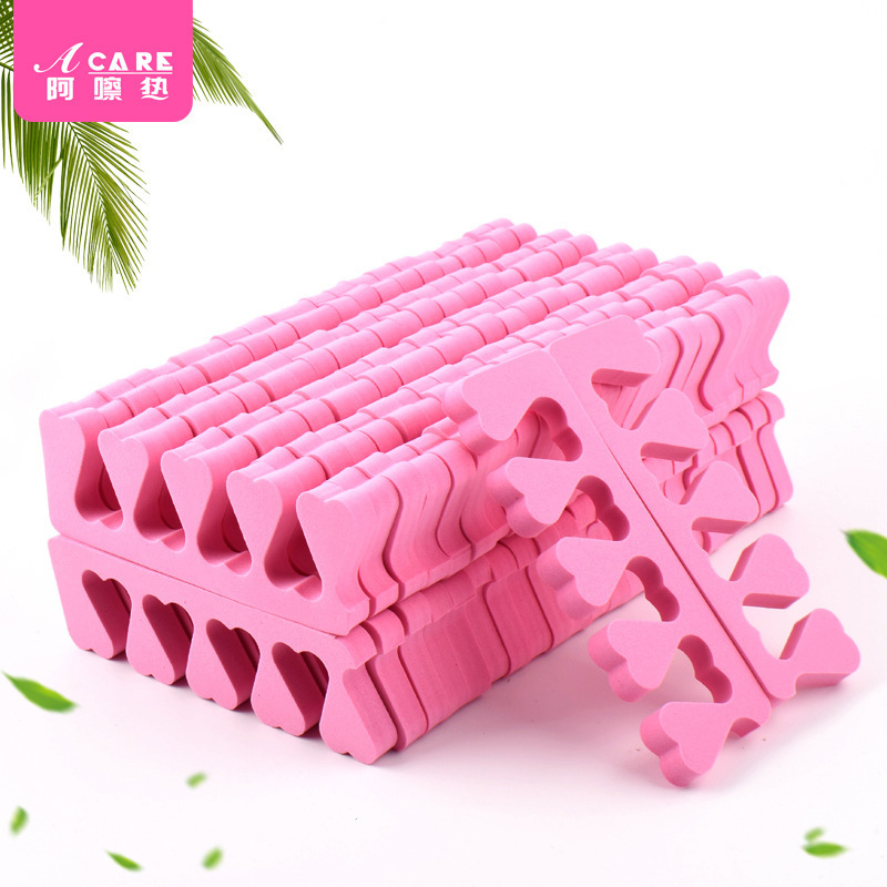 Toe Separator A1Pq801 - Sponge Silicone Toe Separator Nail Art Tool for Applying Nail Polish with Finger Separators