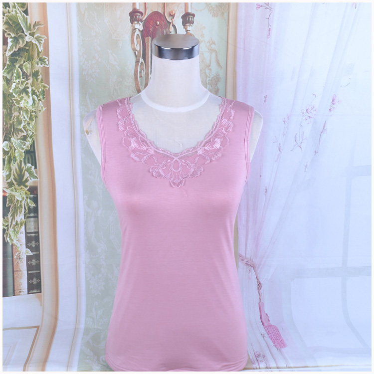 Áo vest ấm sữa lớn cộng với áo nhung dày lên đáy áo nữ mùa đông với áo lót nhiệt trung niên cotton-body mặc cotton áo ba lỗ nữ khoét nách sâu