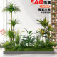 Simulated Landscaping with Green Plants for Window Decoration under Stairs, Green Plant Landscaping