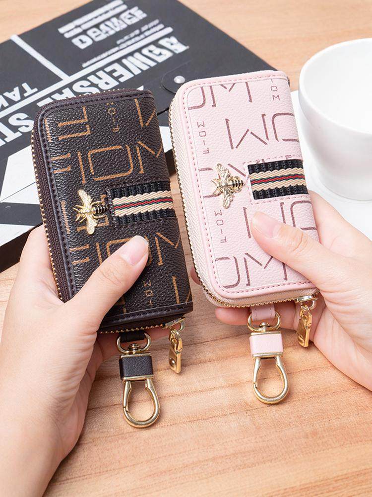 2024 New Korean Style Fashionable Key Bag, Multifunctional and Personalized Household Key Holder, Versatile and Universal Waist Bag for European and American Styles