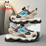 Детская сумка для мальчиков, летние нескользящие сандалии, детская пляжная обувь