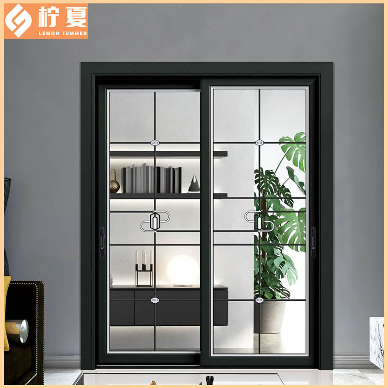 Ningxia magnesium aluminum alloy door heavy-duty sliding door balcony kitchen partition door sound insulation double-glazed villa door