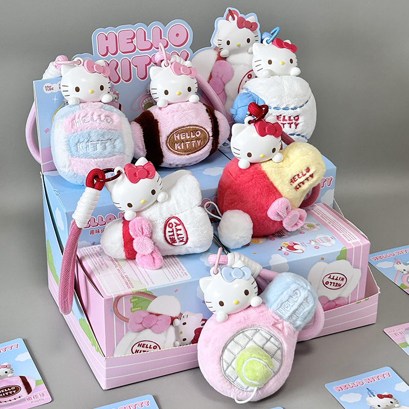 Authentic Hello Kitty Fun Sports-Themed Delicious Convenience Store Blind Box Plush Aromatherapy Pendant Birthday Gift for Girls Authentic Hello Kitty Fun Sports-Themed Delicious Convenience Store Blind Box Plush Aromatherapy Pendant Birthday Gift for Girls
