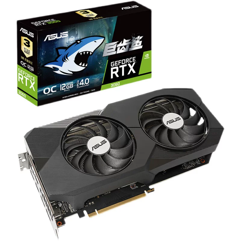 ASUS TUF/Raptor/Giant Shark/RTX3050/3070/3080/2060/3060ti/1660 S графическая карта