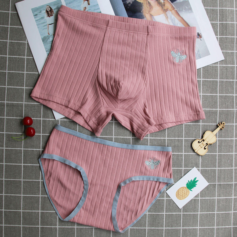 Couple's underwear for men and women lingerie suit brief creative personality Spice Hot 2 mid-waist flat corner Triangle cartoon