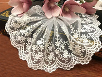Handmade diy decorative clothing collar flower cuffs skirt mesh lace accessories embroidery lace fabric width 13cm