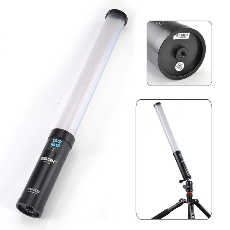 利帅LED516AS手持式补光棒灯ice light冰灯双色温摄影摄像COOLCAM