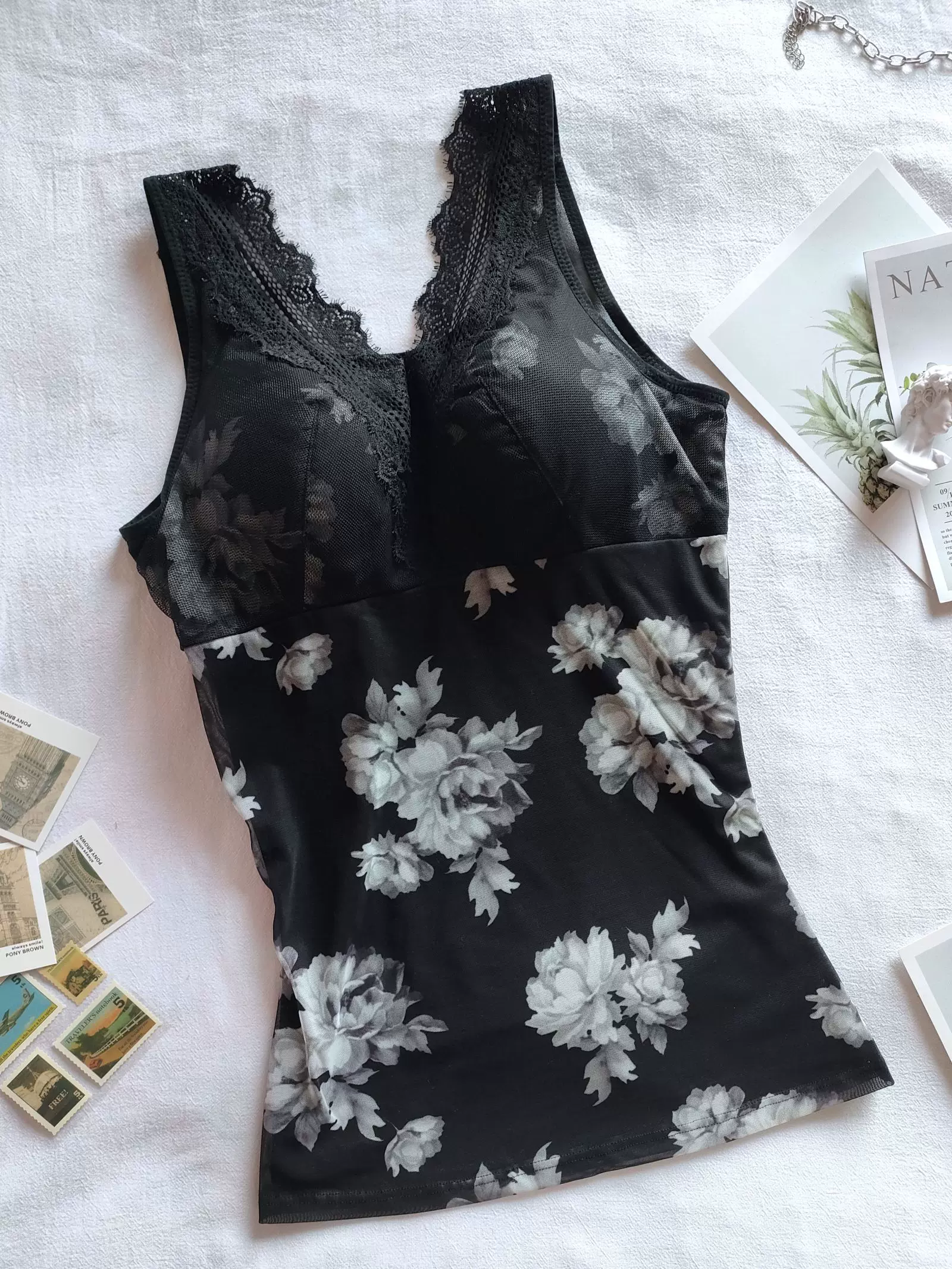 Summer thin corrective bodysuit, supporting wireless bra, waist belt, vest, size