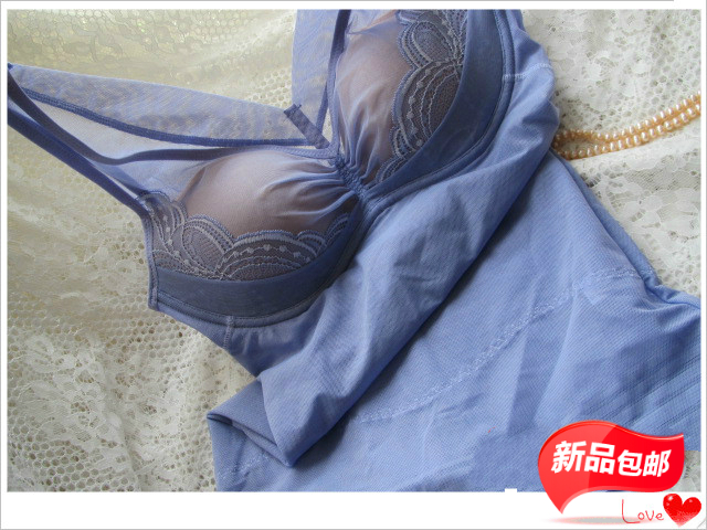 Kích thước lớn Hàn Quốc thương hiệu hàng đầu áo nịt ngực sau sinh không có vòng thép tập hợp áo ngực gợi cảm đồ lót áo body nữ