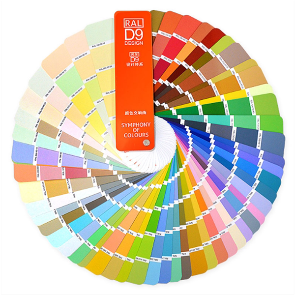Lauer color card RAL-D9 international standard designer color card paint soft dress textile clothing print color card