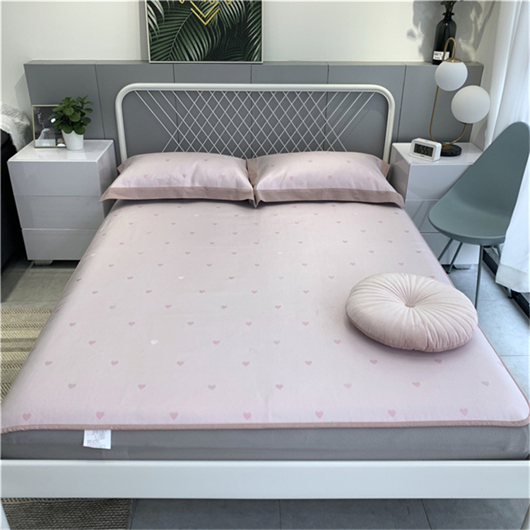 Giặt mùa hè 660D băng lụa ghế máy giặt có thể giặt thảm giường 笠 đoạn có thể gập lại 1,8 m giường điều hòa không khí - Thảm mùa hè chiếu điều hòa 1m2