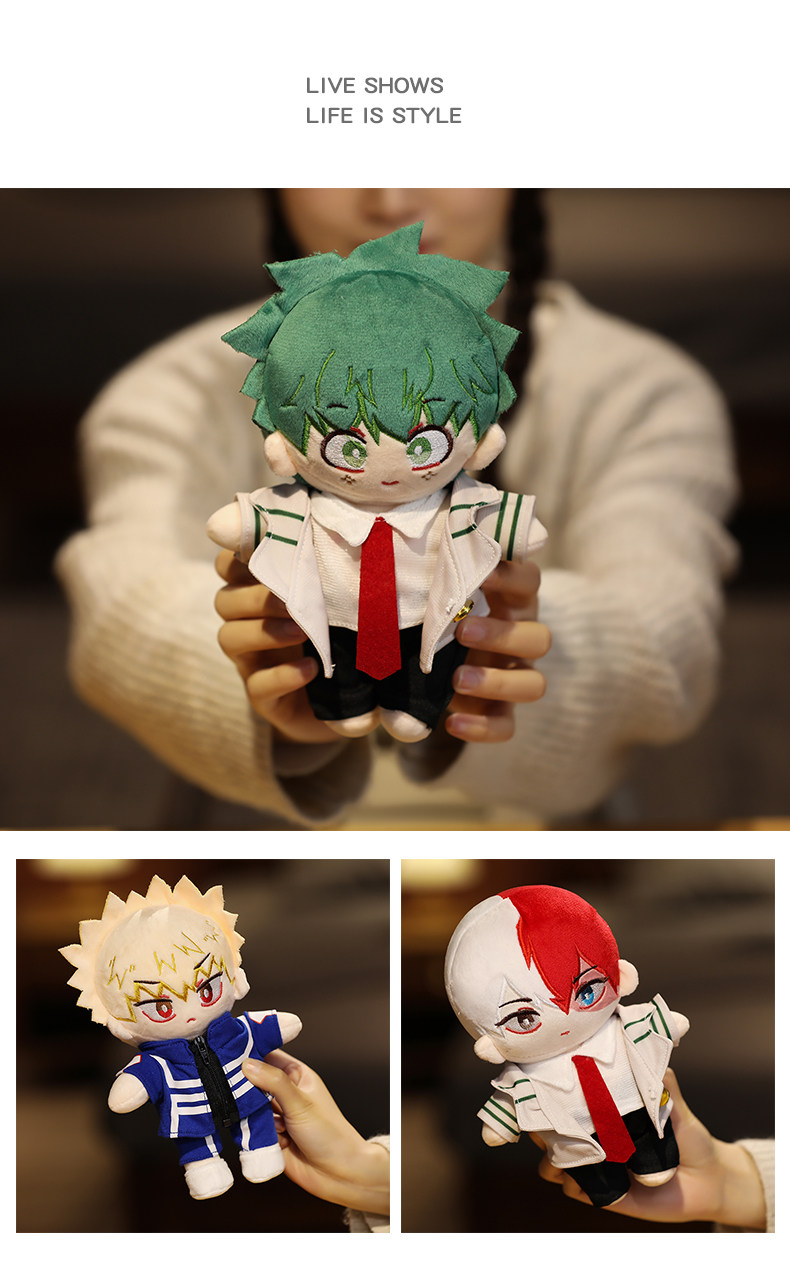 My Hero Academia Bakugou Katsuki Baby Plush Pendant Doll Stuffed Toy Moppet  Gift