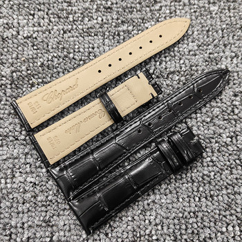 Suitable for Chopard Original Buckle Chopard Genuine Leather Watch Strap for Men and Women 15 17 18 19 20mm