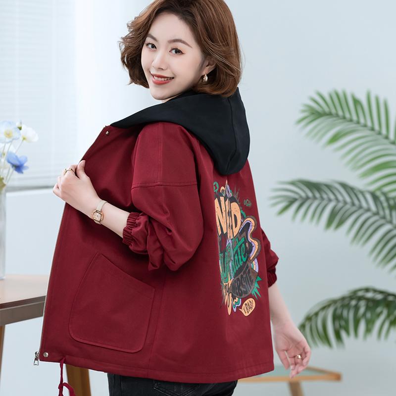 Casual Jacket Women's Spring and Autum Short Style 2025 New Middle-Aged Mother Women's Fashionable Style Jacket