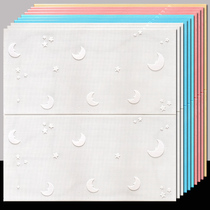 3d Solid Wall Sticker Wall Paper Self-Sticking Living Room Ceiling Sticker Bedroom Roof Pendant Ceiling Ceiling Decorated Wallpaper Self