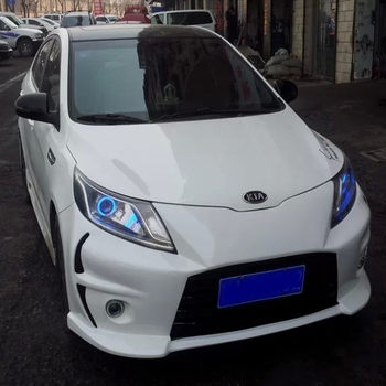 Suitable for 11-14 Kia K2 Modified Martin-Style Full Body Kit, 12/13 Kia K2 Front and Rear Bumper Side Skirts