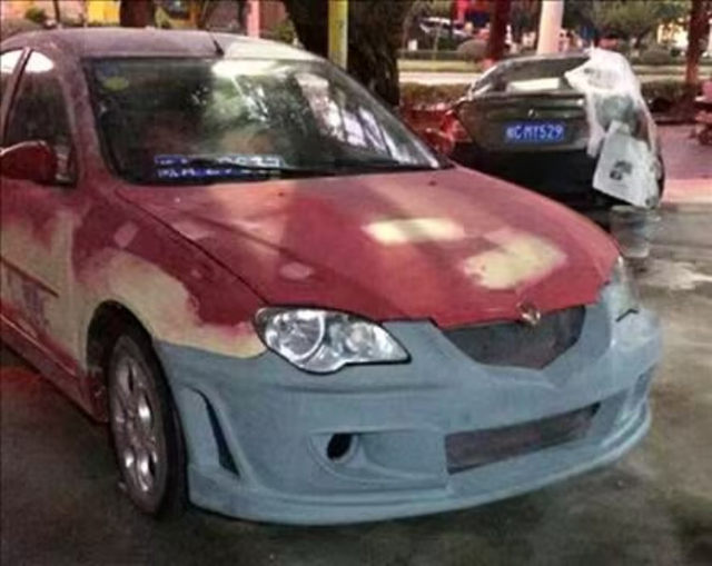 Lotus L3 Modified Sports Large Surround Front and Rear Bumper Side Skirt Large Surround Hatchback Lotus L3 Upgraded Large Surround Tail Wing