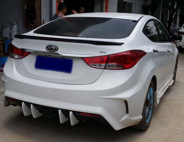 Pp Plastic Langdong Modified Full Body Kit, Langdong Lp Model Full Body Kit, Front and Rear Bumper, Side Skirts, and Rear Wing Modification