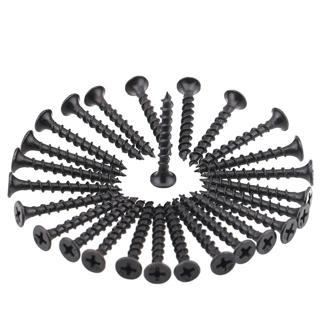 M4 galvanized hardened cross countersunk head self-tapping screws ໄມ້ screws fast self-tapping coarse thread non-wallboard nails dry wall nails