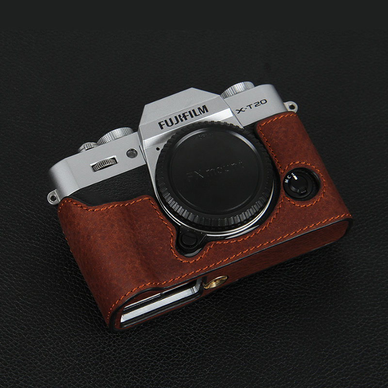 Fuji camera bag XT30 XT20 XT10 XT3 XT2 Micro single-eye camera protective sleeve head layer cowhide leather case
