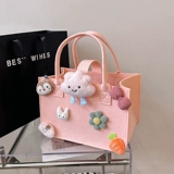 Мультяшный вместительный и большой шоппер для матери и ребенка, увеличенная толщина, популярно в интернете, подарок на день рождения