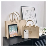 Портативная вместительная и большая сумка через плечо, универсальная модная льняная сумка, коллекция 2023, изысканный стиль