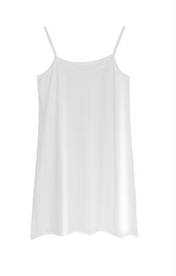 European and American style fashionable strappy nightgown for women in summer, thin solid color, simple and versatile home wear and pajamas