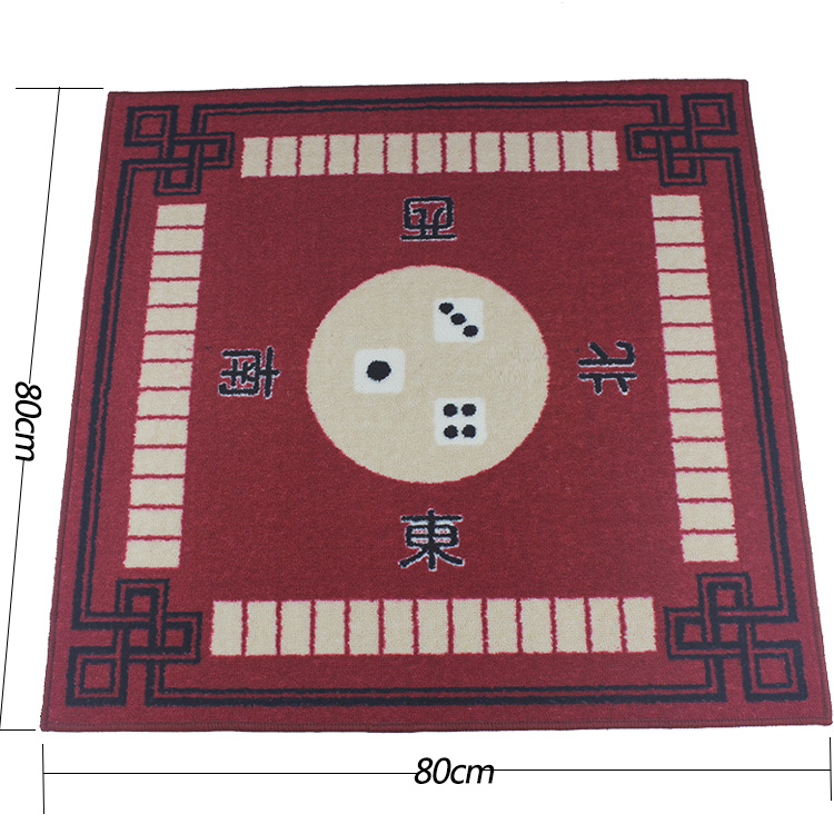 Khăn trải bàn chống trượt Im lặng Mahjong Khăn trải bàn Thảm 80 * 80CM Còng tay cờ vua Pad Mahjong Hộ gia đình - Các lớp học Mạt chược / Cờ vua / giáo dục bộ cờ vua mini